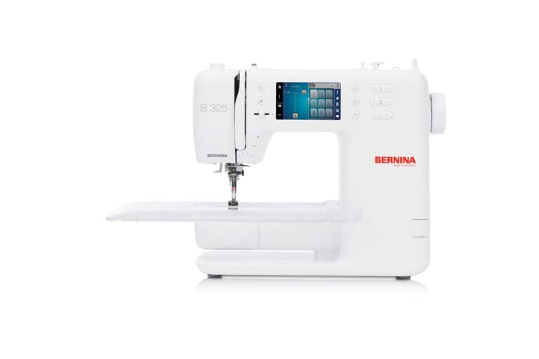 bernina 325 generation 2 med forlængerbord, set skråt forfra