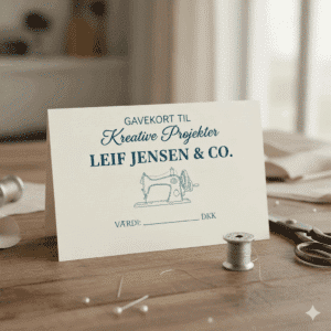 Gavekort Leif Jensen & Co. – den perfekte gave til syentusiaster og kreative projekter