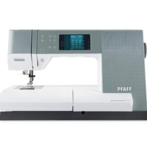 a grey pfaff quilt expression 720 SE special edition