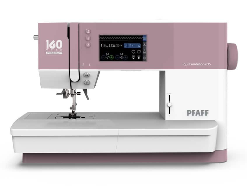pfaff quilt ambition 635 set forfra