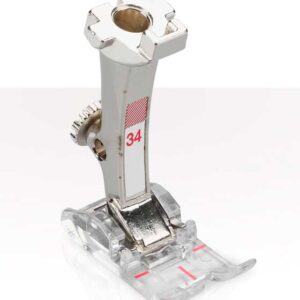 Standard Fod med klar sål # 34 BERNINA Standard Fod med klar sål #34 – Trykfod til præcis syning med optimal synlighed