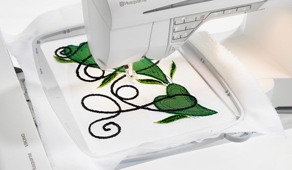 Designer CROWN HOOP 260×200 mm broderiramme til mellemstore projekter