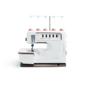en hvid husqvarna viking amber air s500 overlocker