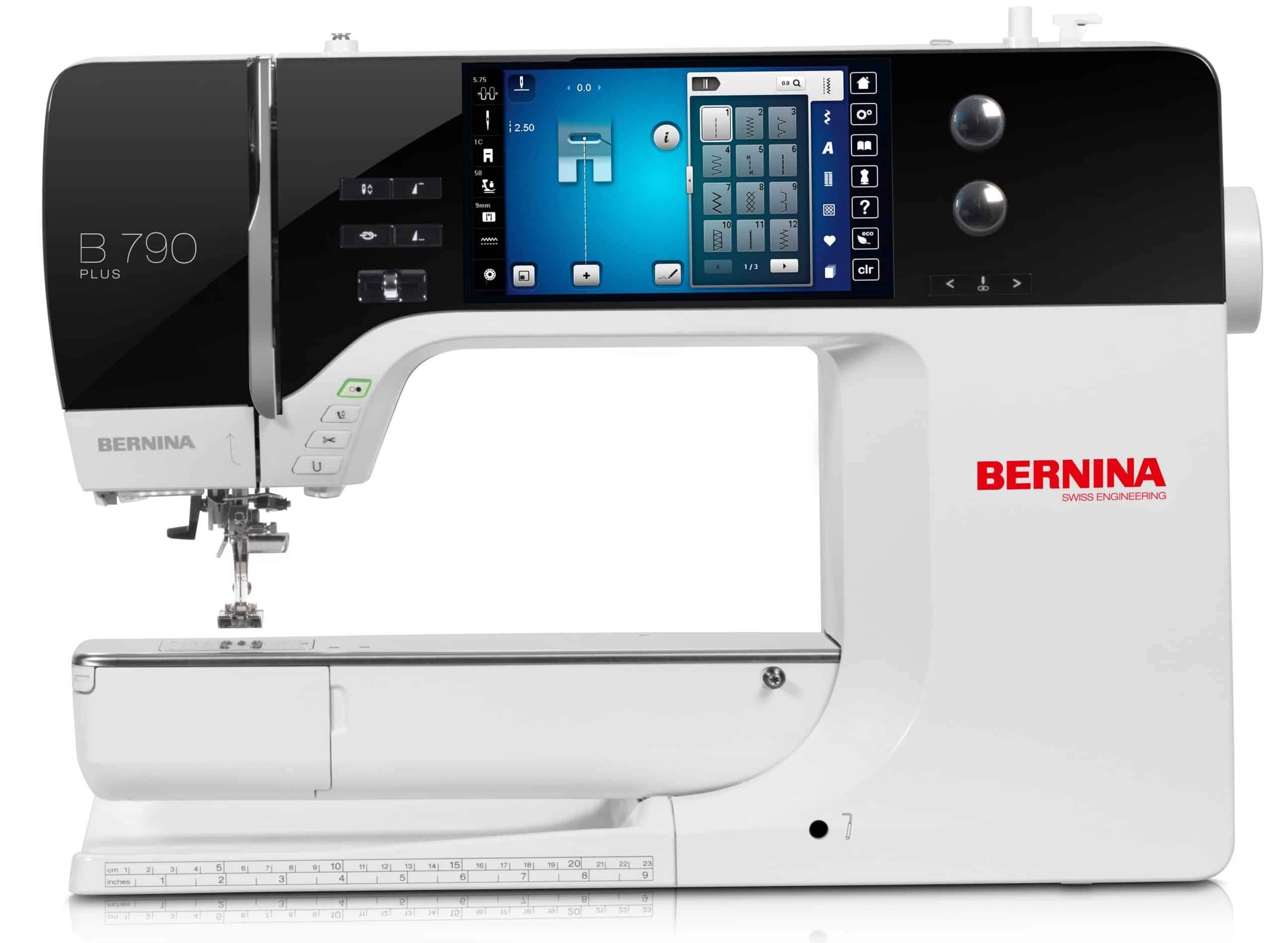 bernina 790 plus set forfra i hvid
